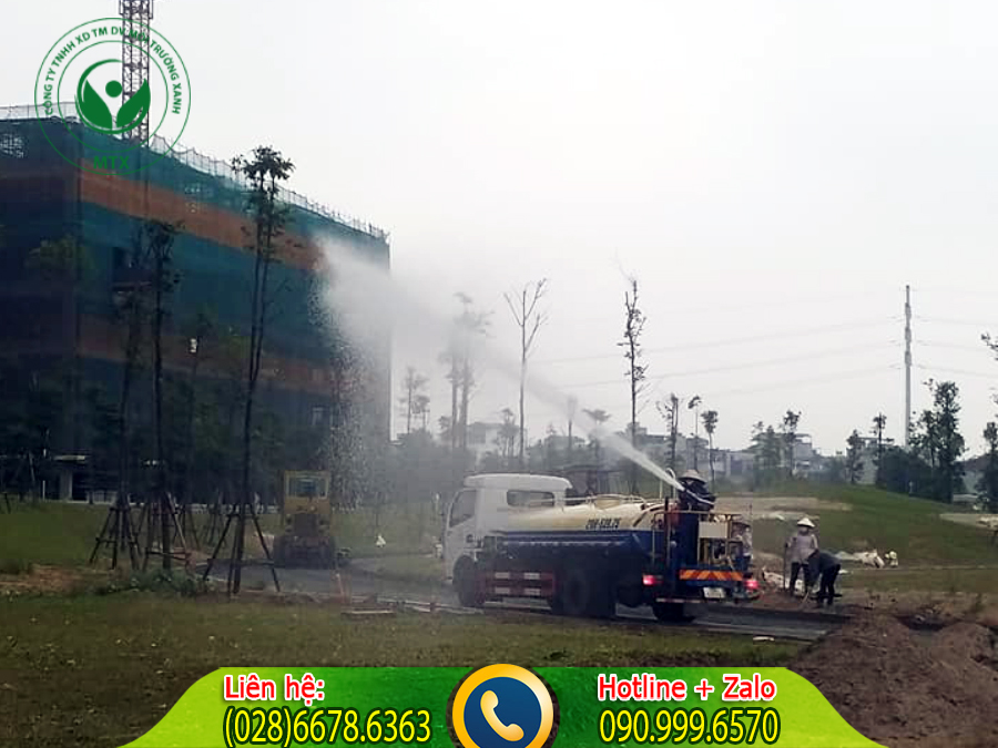 Cho thu&ecirc; xe bồn tưới nước rửa đường nhiều lợi &iacute;ch