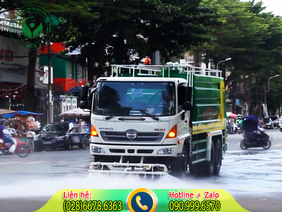 Cho thuê xe chở nước sạch