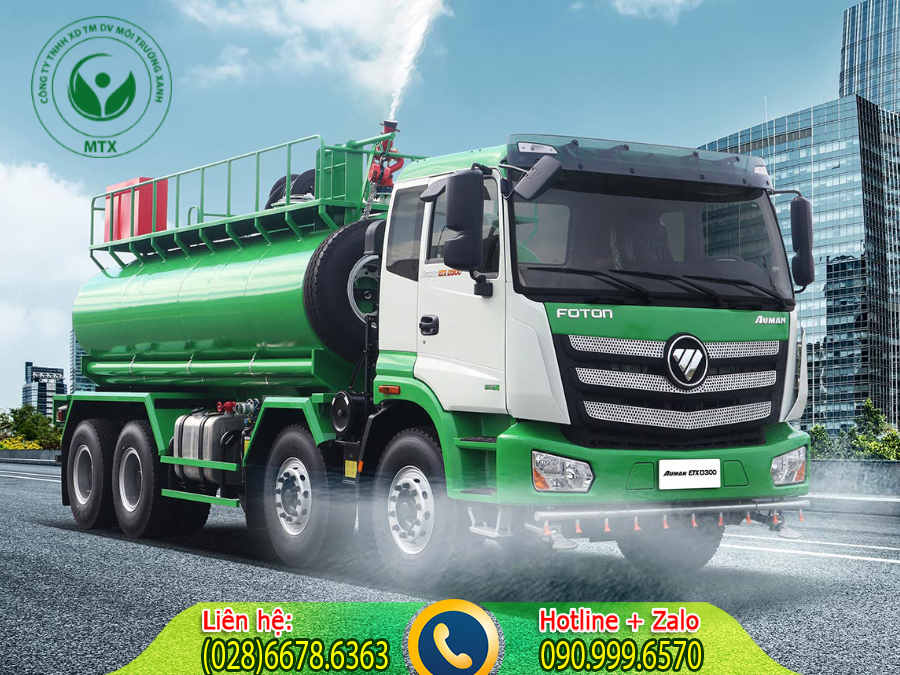 Cho thuê xe chở nước sạch