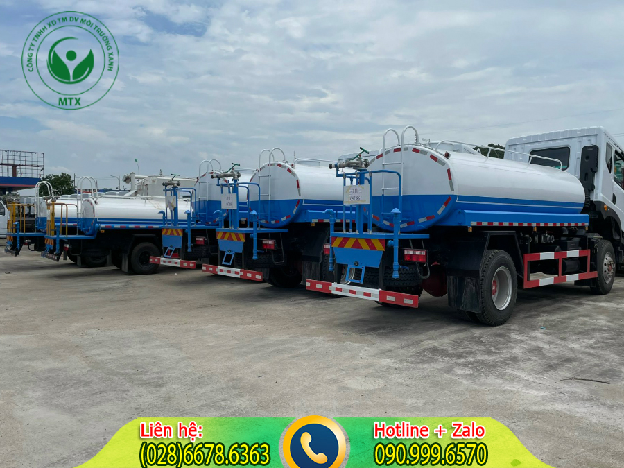 Cho thuê xe chở nước sạch