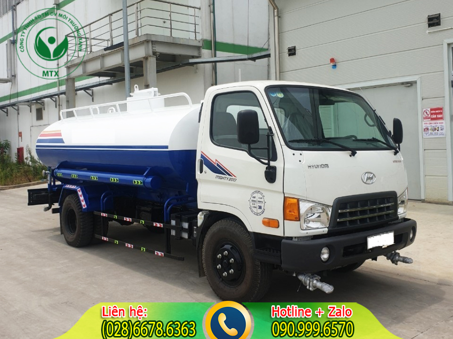Cho thuê xe chở nước sạch