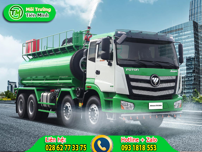 Cho thu&ecirc; xe bồn chở nước tưới c&acirc;y nhanh ch&oacute;ng