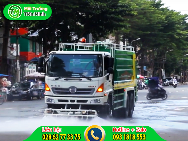 Cho thu&ecirc; xe bồn chở nước tưới c&acirc;y tiện lợi