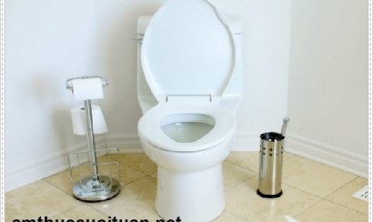 Cách thông bồn cầu nhanh chóng bằng dụng cụ thụt chuyên dụng