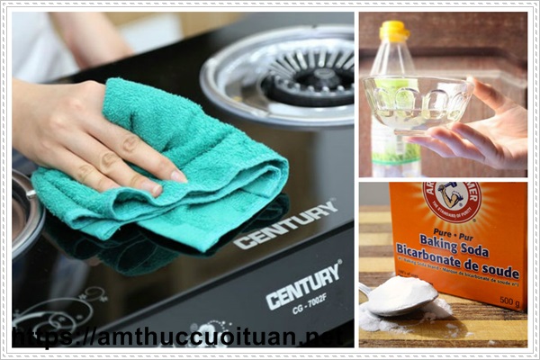 c&aacute;ch vệ sinh nh&agrave; bếp với bếp gas