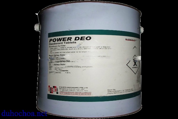 Vi&ecirc;n khử m&ugrave;i h&ocirc;i nh&agrave; vệ sinh dạng n&eacute;n Power Deo